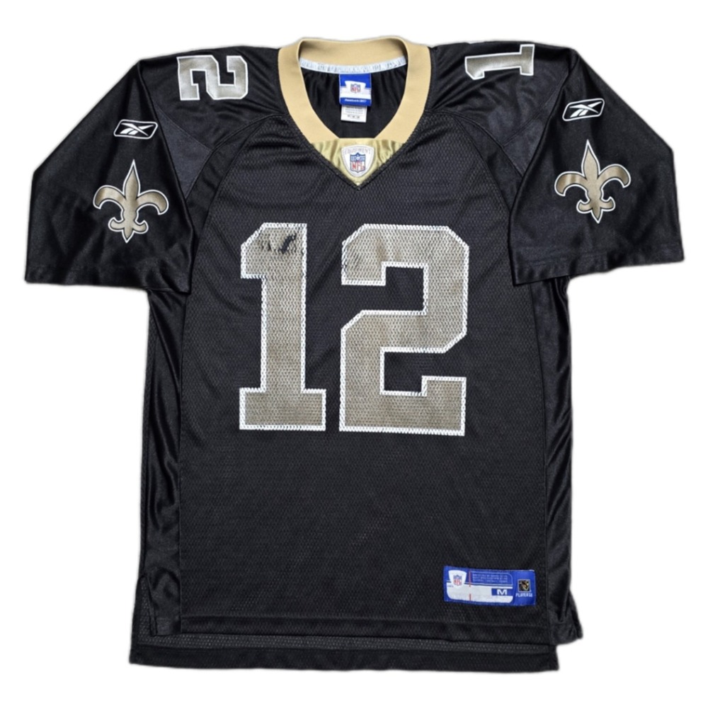 Vintage New Orleans Saints #12‎ Colston Jersey Mens M NFL Equipment Reebok Black